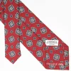 Burgundy Archivio Collection Silk Tie 1984-04