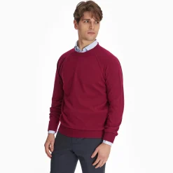 Burgundy Cashmere Sweatshirt
