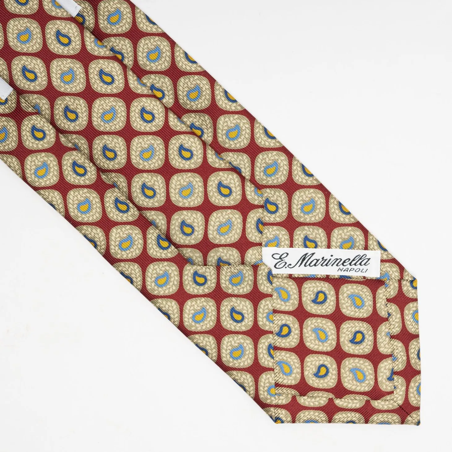 Burgundy Collection Heritage Silk Tie - Paisley Pattern