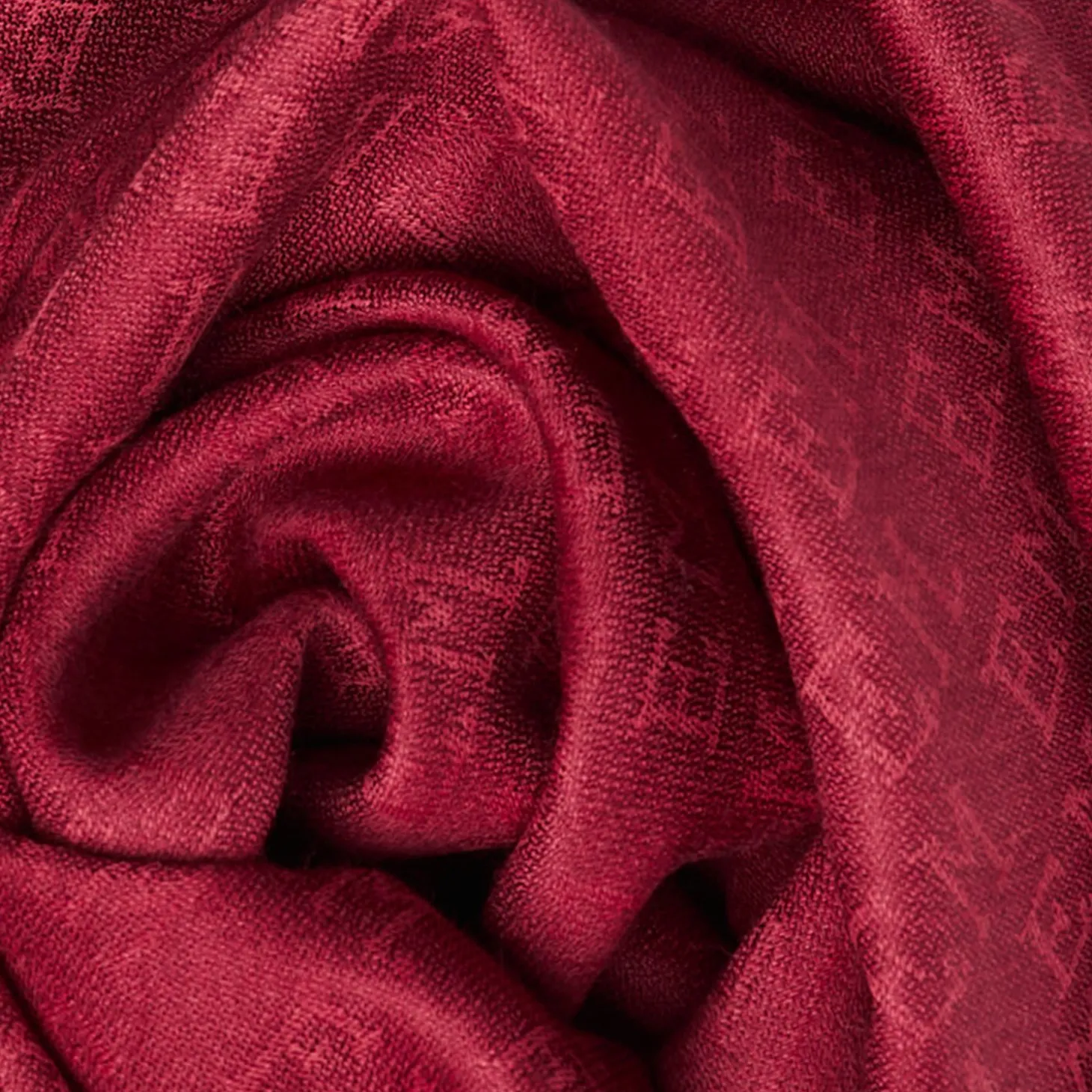 Burgundy Em Logo Scarf Em Logo Scarf In Wool And Cashmere