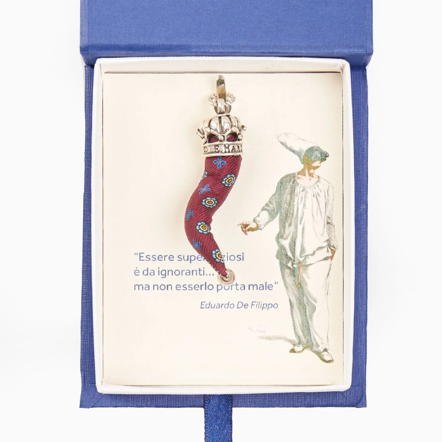 Burgundy Good-Luck Charm