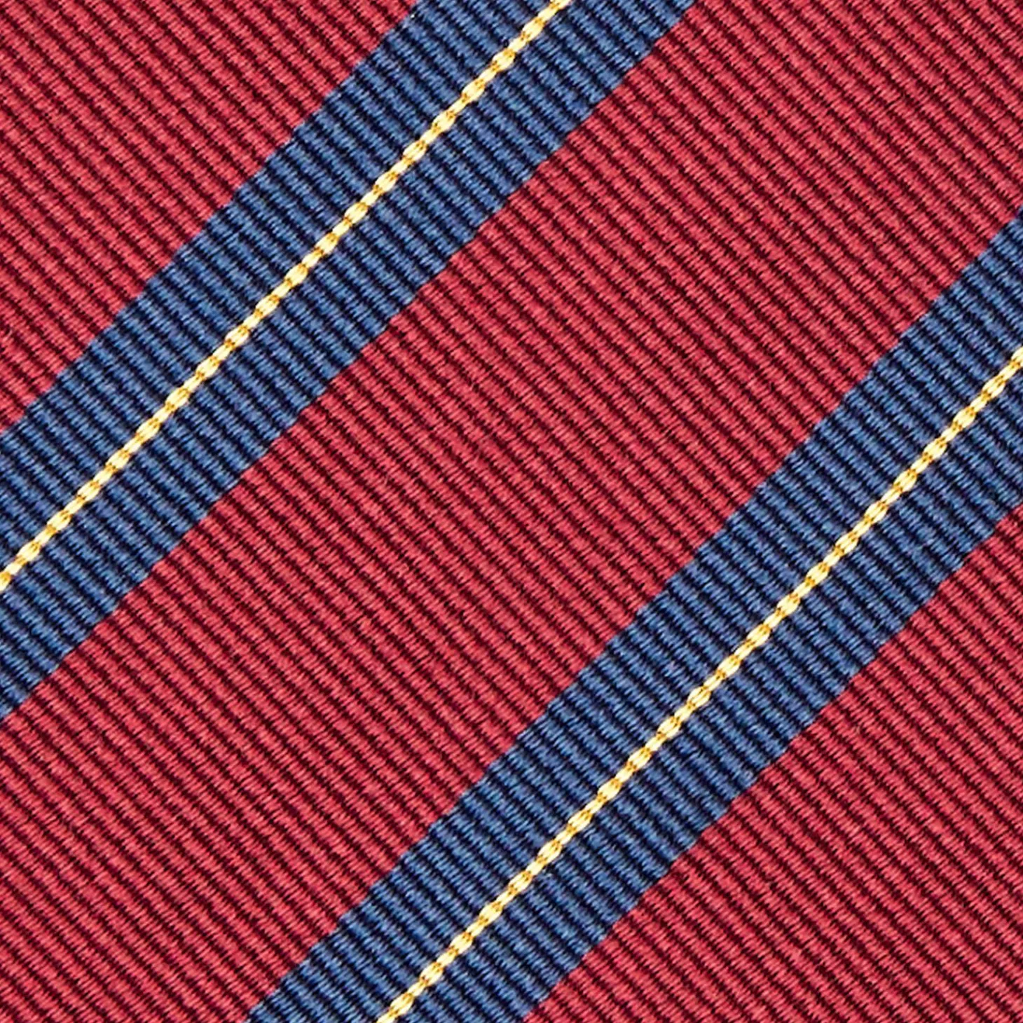 Burgundy Sartorial Striped Silk Tie