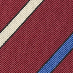 Burgundy Sartorial Striped Tie