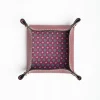 Burgundy Small Leather Vide00A0Poche