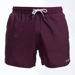 Burgundy Swim Short - Plain Colour