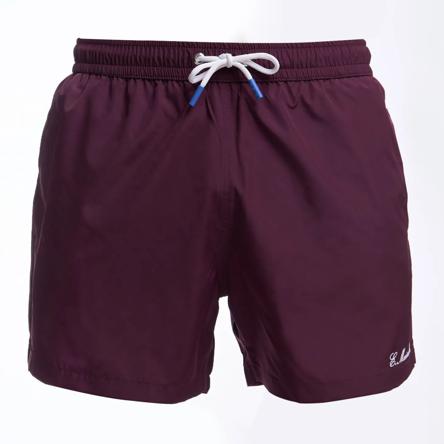 Burgundy Swim Short - Plain Colour