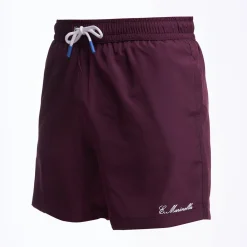 Burgundy Swim Short - Plain Colour