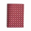 Burgundy Vertical Wallet In Silk And Leather
