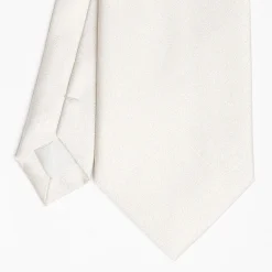 Cerimonial Solid Light Grey Silk Satin Tie
