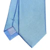 Cerimonial Solid Powder Blue Silk Satin Tie