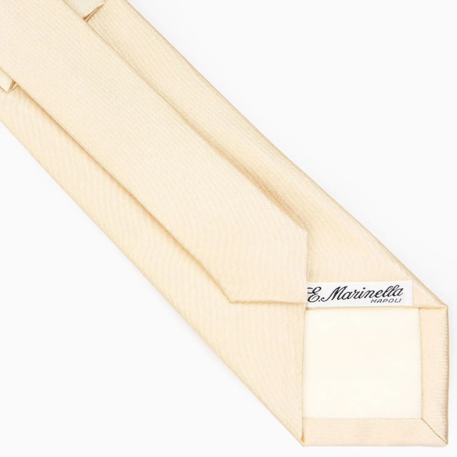 Cerimonial Solid Yellow Silk Satin Tie