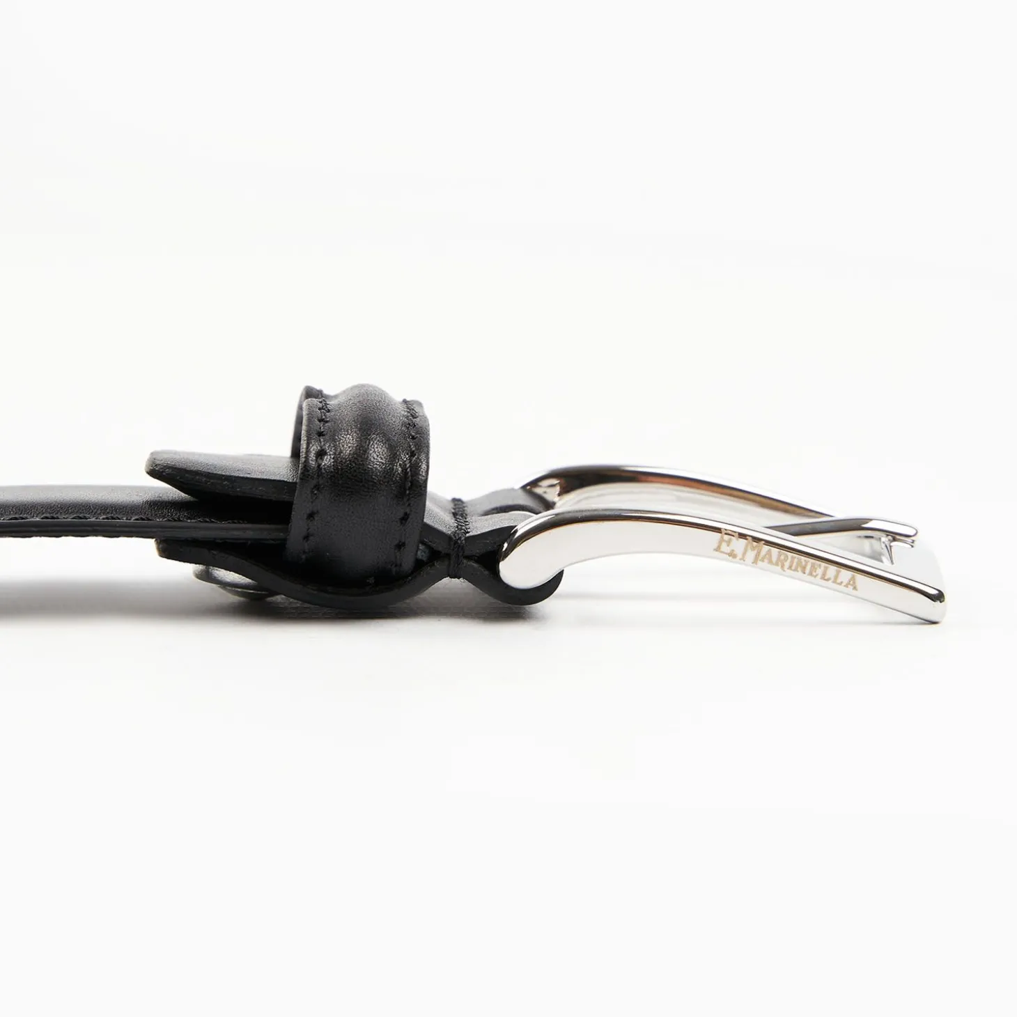 Classic Black Leather Belt 30 Mm