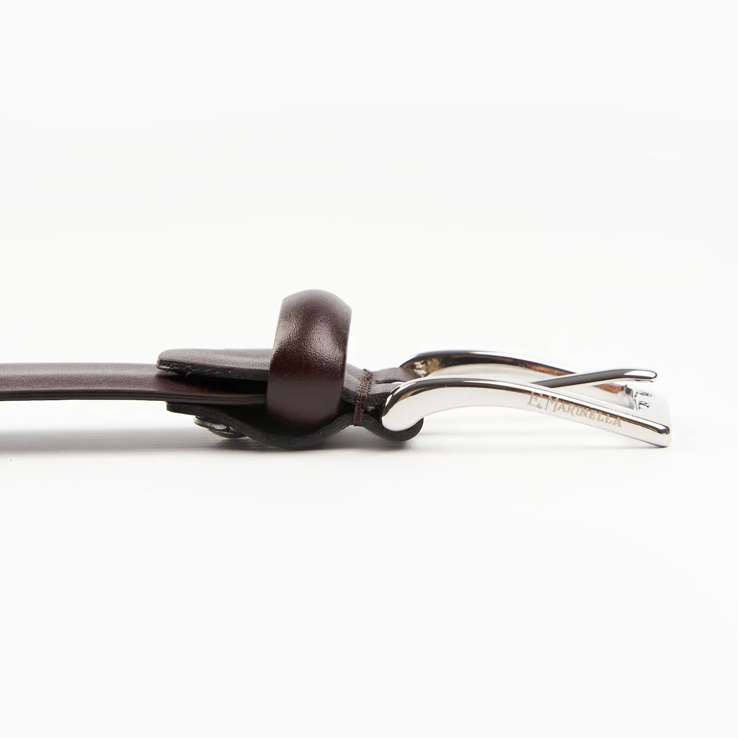 Classic Chocolate Dark Leather Belt 30 Mm