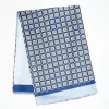 Dark And Light Blue Double Silk Scarf