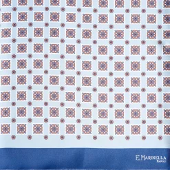 Dark And Light Blue Double Silk Scarf