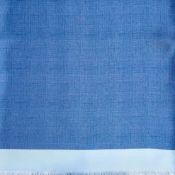Dark And Light Blue Double Silk Scarf