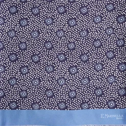 Dark And Light Blue Double Silk Scarf