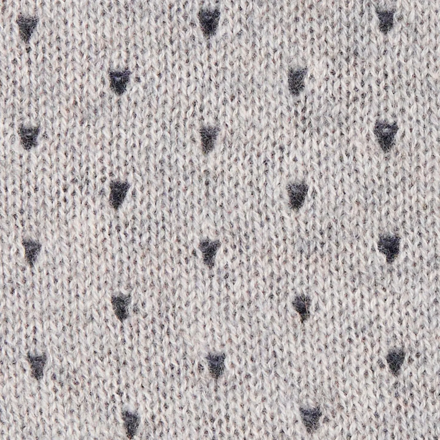 Dark Blue And Grey Dots Cashmere Neck Warmer
