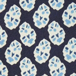 Dark Blue Archivio Collection Silk Tie 1938-1-01
