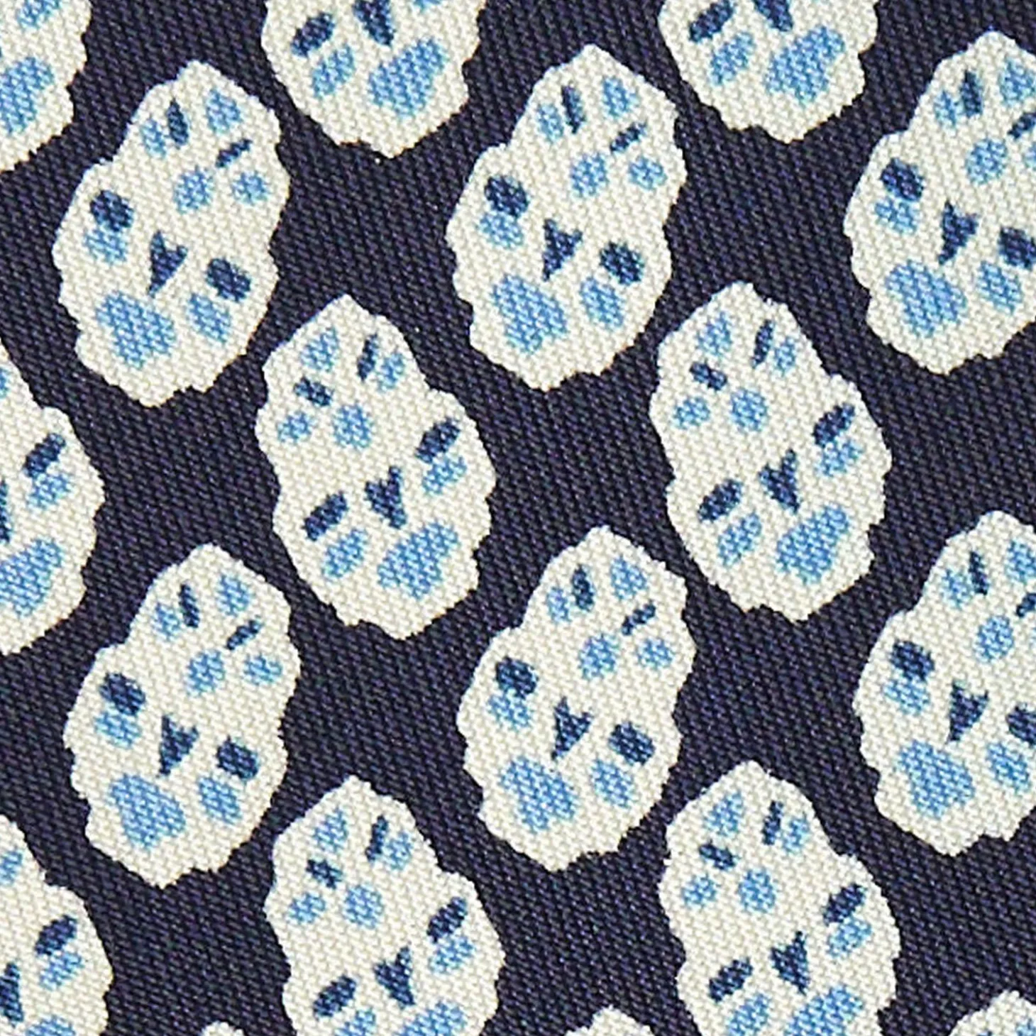 Dark Blue Archivio Collection Silk Tie 1938-1-01