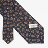 Dark Blue Archivio Collection Silk Tie 1932_01
