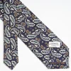 Dark Blue Archivio Collection Silk Tie 1930-1-01