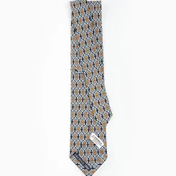 Dark Blue Archivio Collection Silk Tie 1986-02