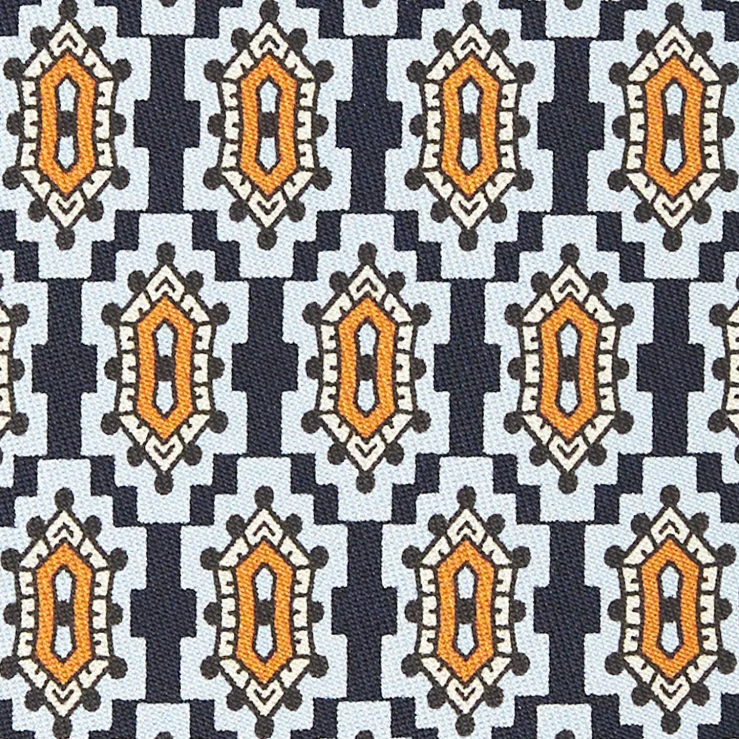 Dark Blue Archivio Collection Silk Tie 1986-02