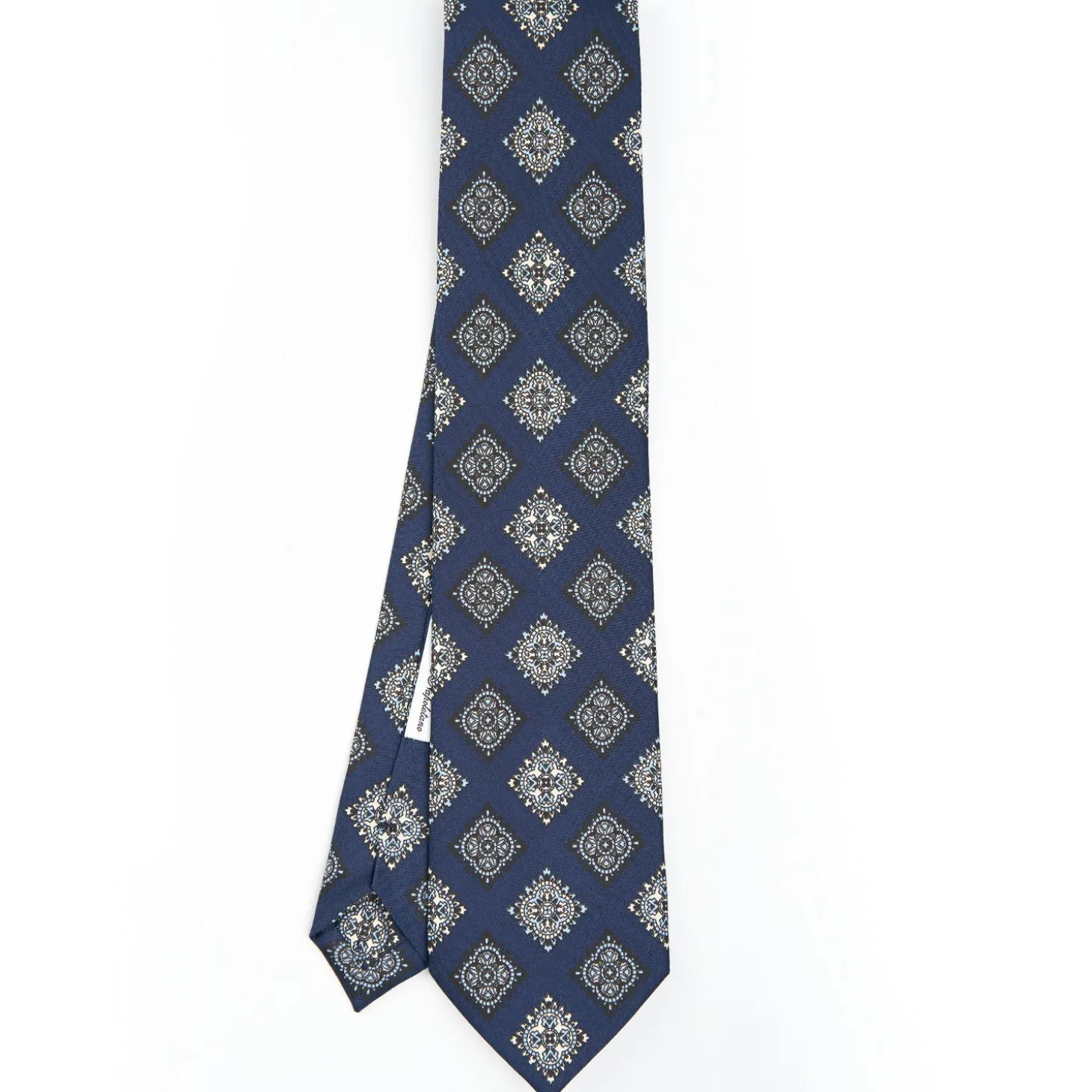 Dark Blue Archivio Collection Silk Tie 1988-01