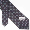 Dark Blue Archivio Collection Silk Tie 1985-02
