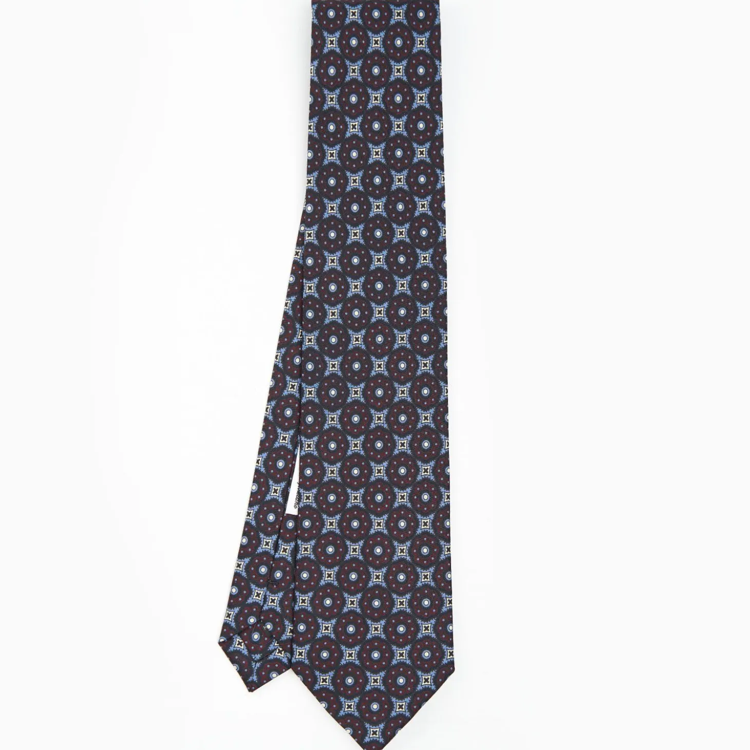 Dark Blue Archivio Collection Silk Tie 1985-02