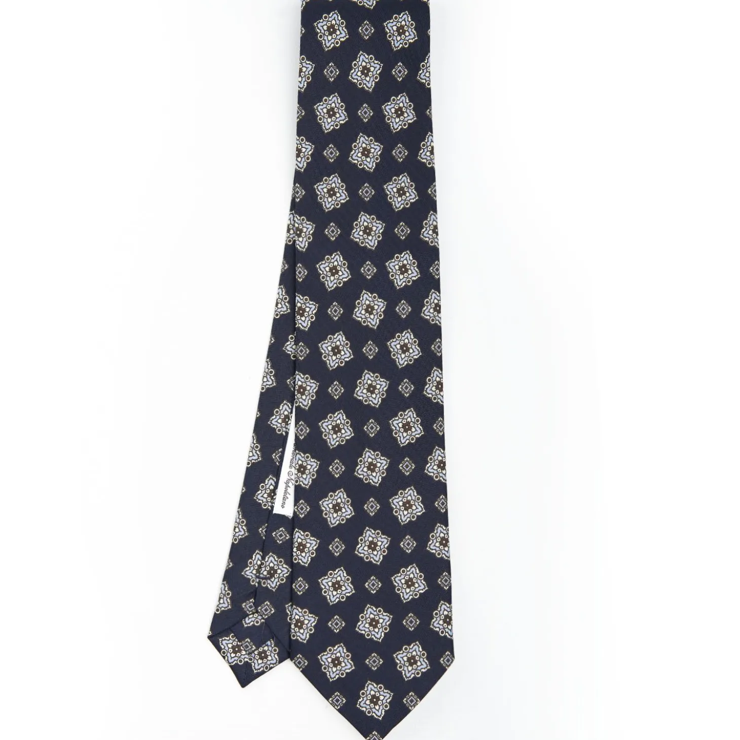 Dark Blue Archivio Collection Silk Tie 1984-01