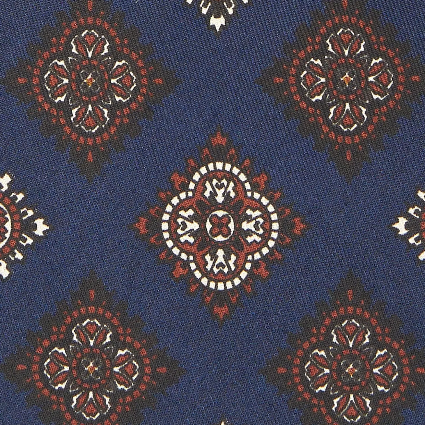 Dark Blue Archivio Collection Silk Tie 1988-02