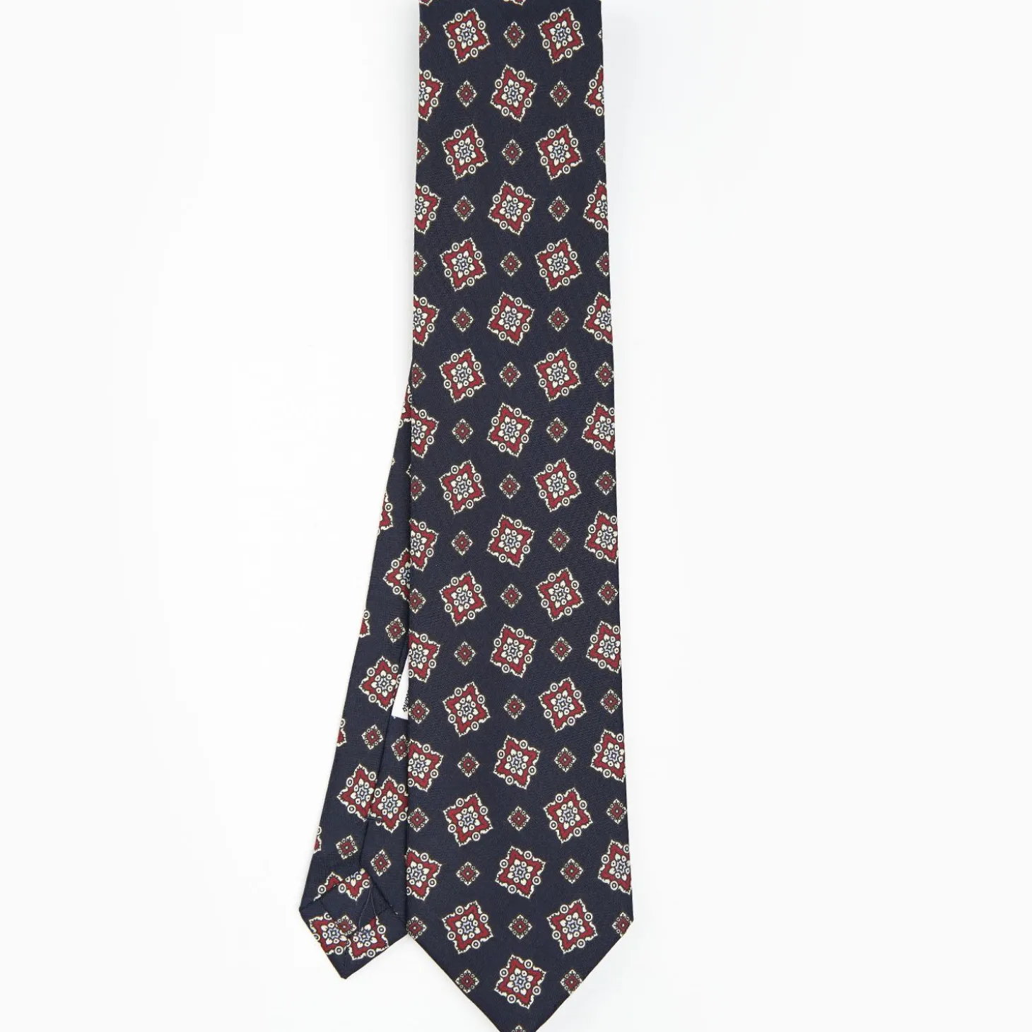 Dark Blue Archivio Collection Silk Tie 1984-02