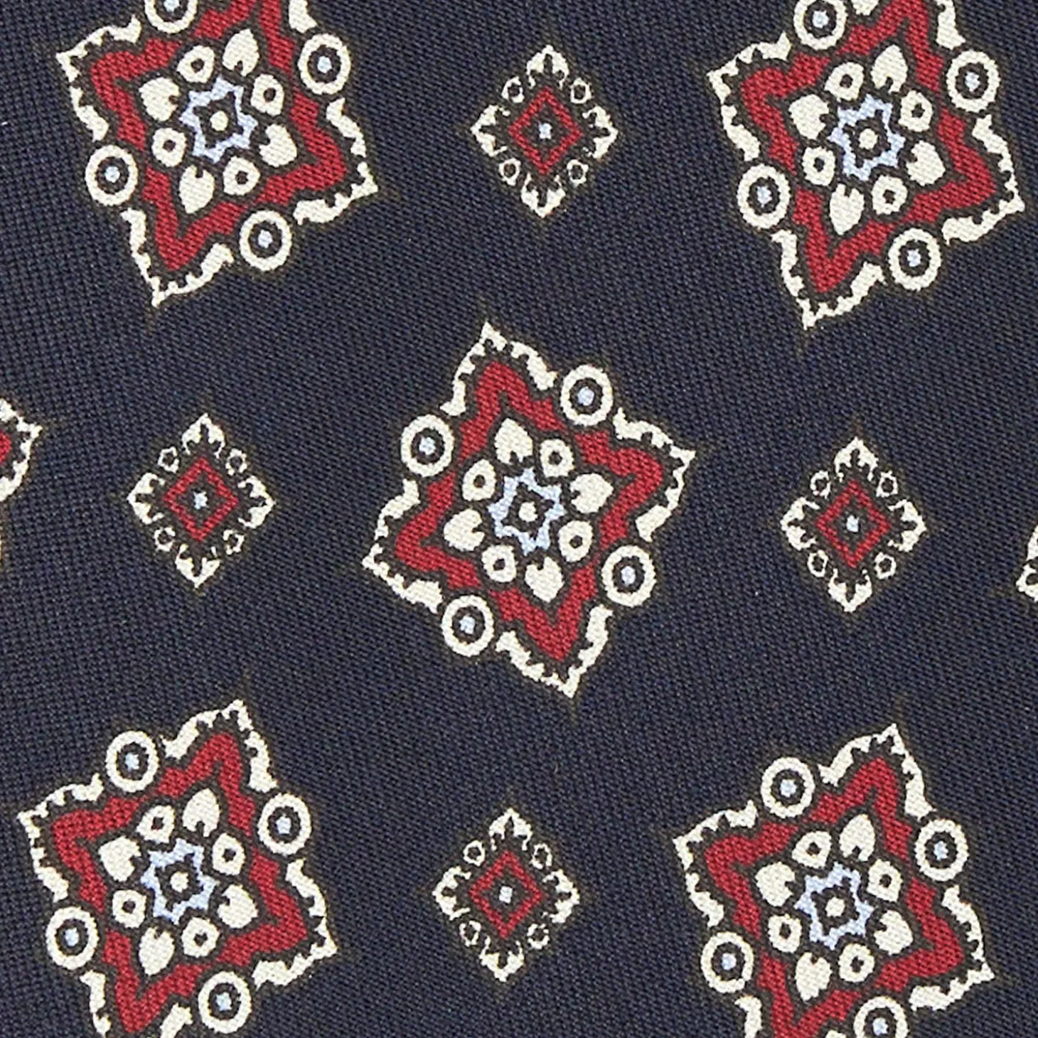Dark Blue Archivio Collection Silk Tie 1984-02