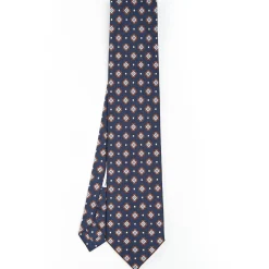 Dark Blue Archivio Collection Silk Tie 1989-02