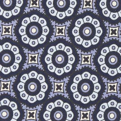 Dark Blue Archivio Collection Silk Tie 1985-01