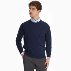 Dark Blue Cashmere Sweatshirt