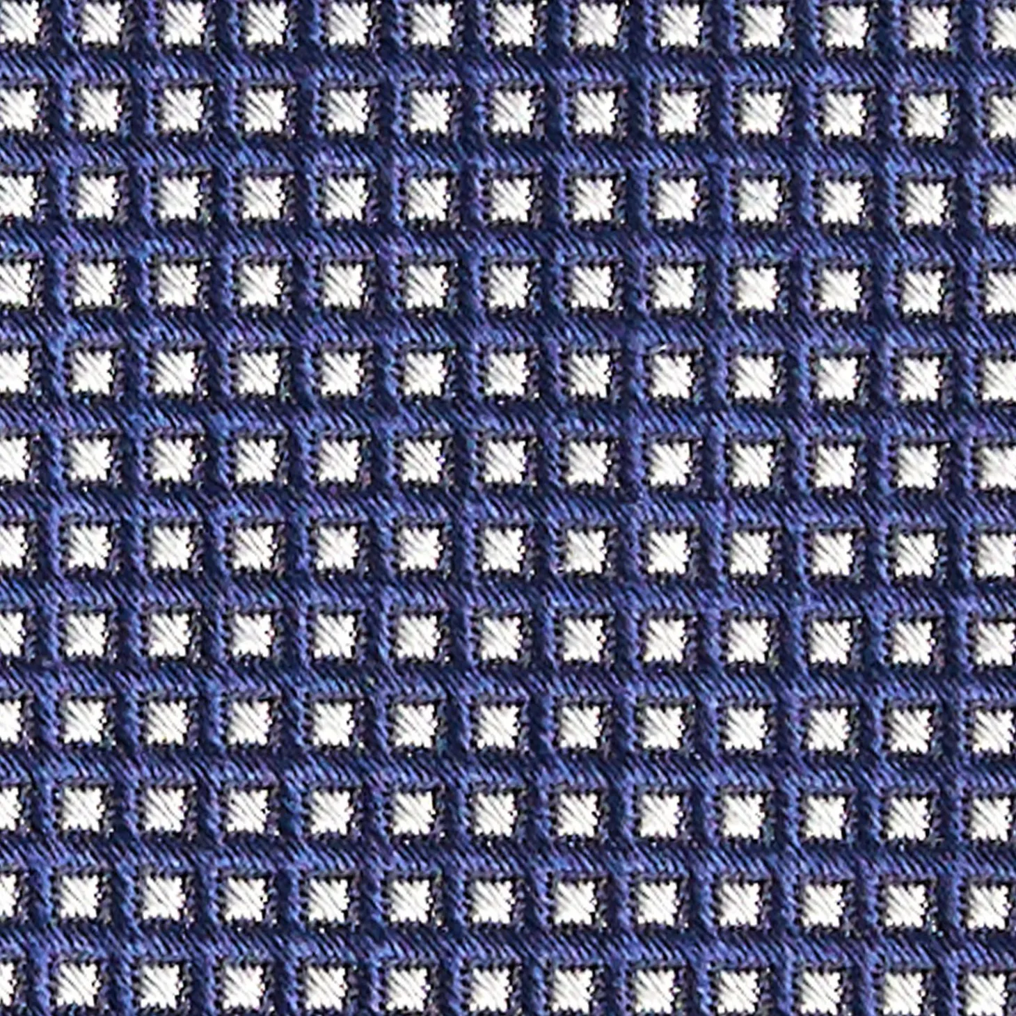 Dark Blue Ceremonial Jacquard Silk Tie