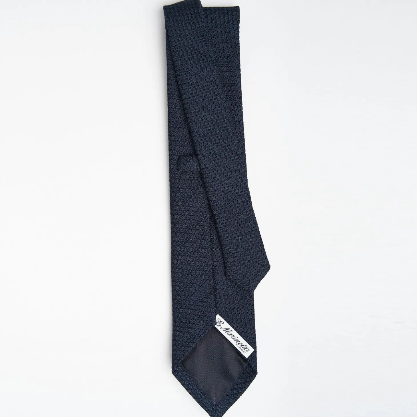 Dark Blue Sartorial Granadine Silk Tie
