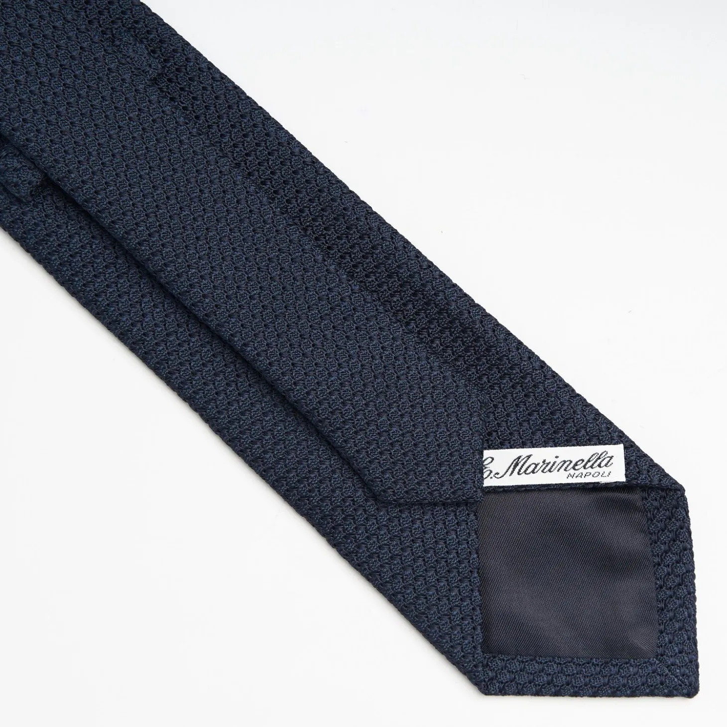 Dark Blue Sartorial Granadine Silk Tie
