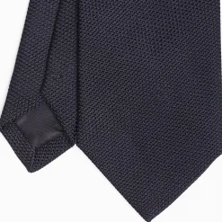 Dark Blue Sartorial Granadine Silk Tie