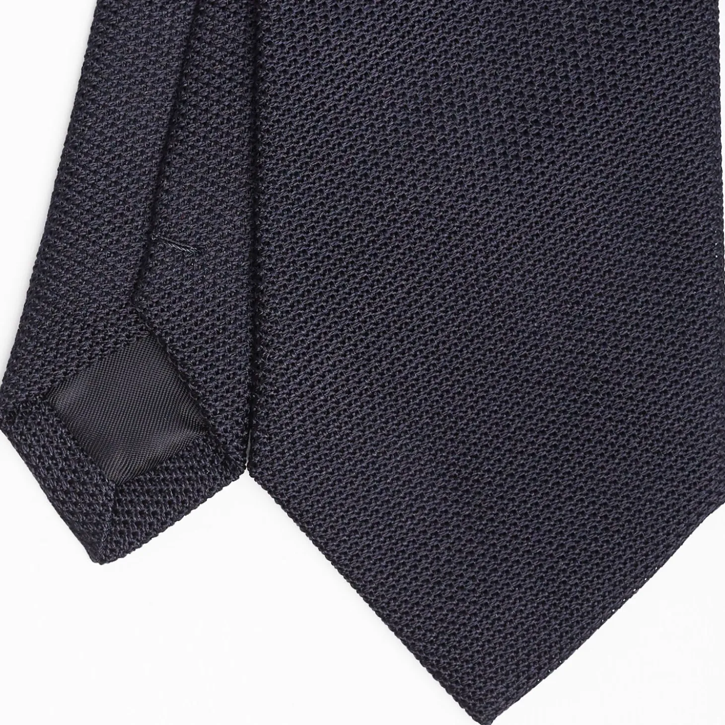Dark Blue Sartorial Granadine Silk Tie