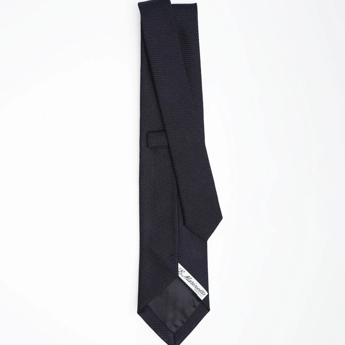 Dark Blue Sartorial Granadine Silk Tie