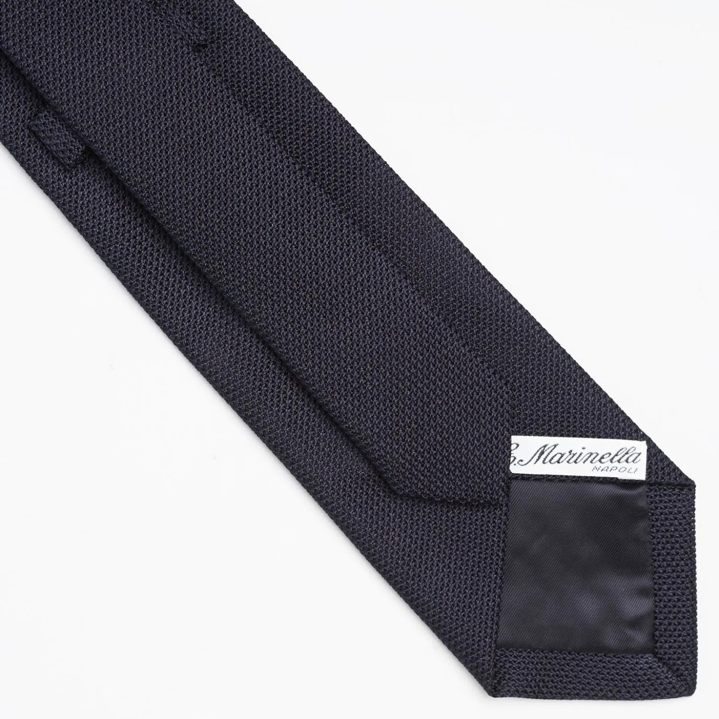 Dark Blue Sartorial Granadine Silk Tie