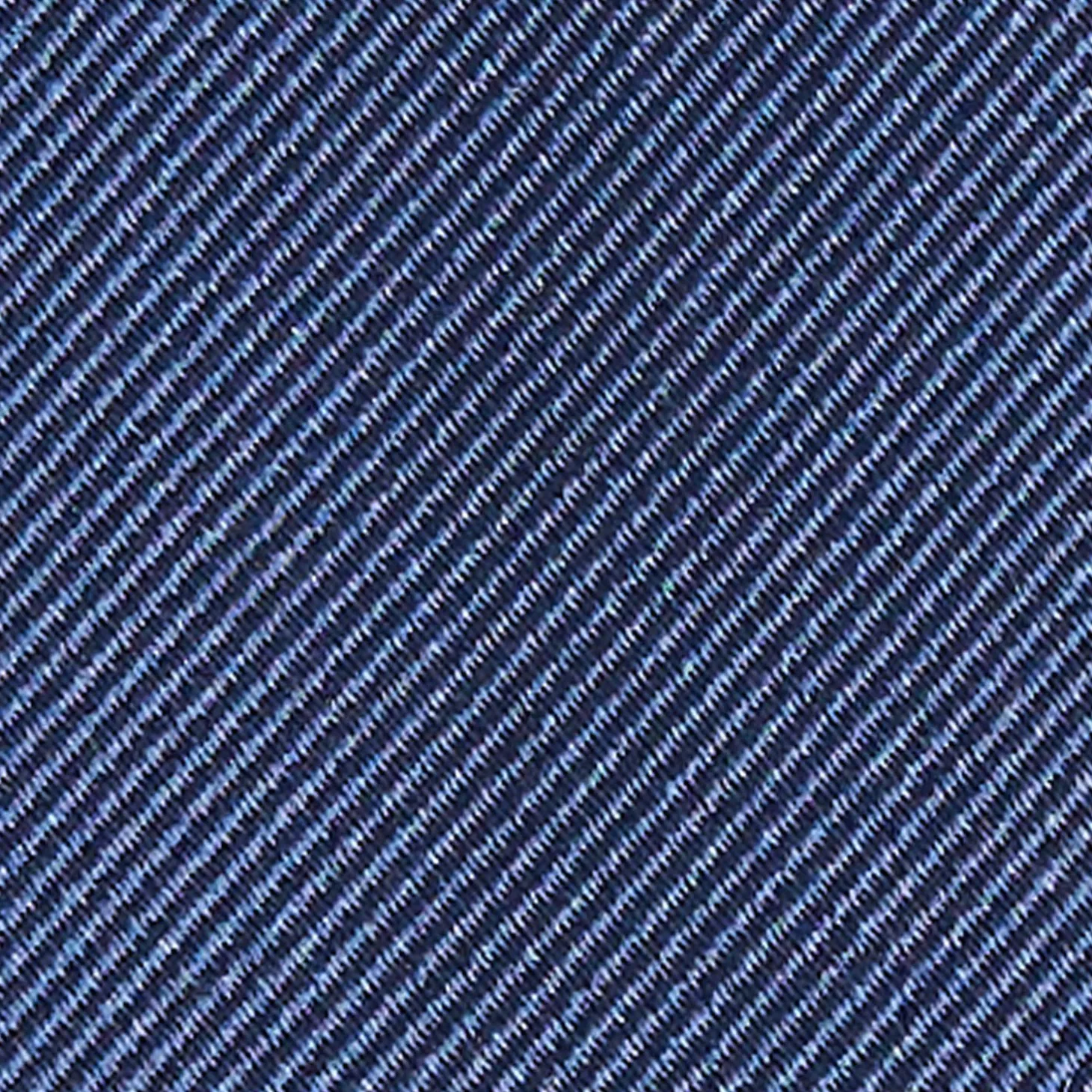 Dark Blue Sartorial Jacquard Silk Tie - Solid Colours