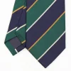 Dark Blue Sartorial Striped Silk Tie