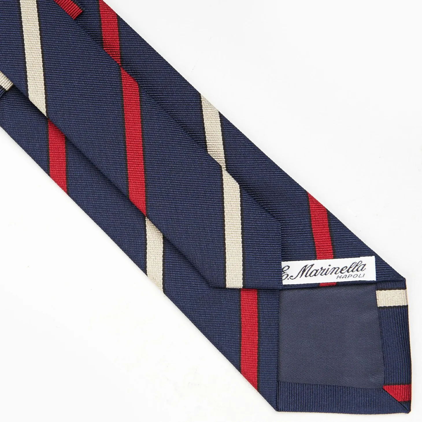 Dark Blue Sartorial Striped Tie