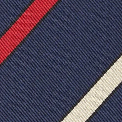 Dark Blue Sartorial Striped Tie