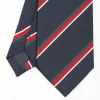 Dark Blue Sartorial Striped Tie